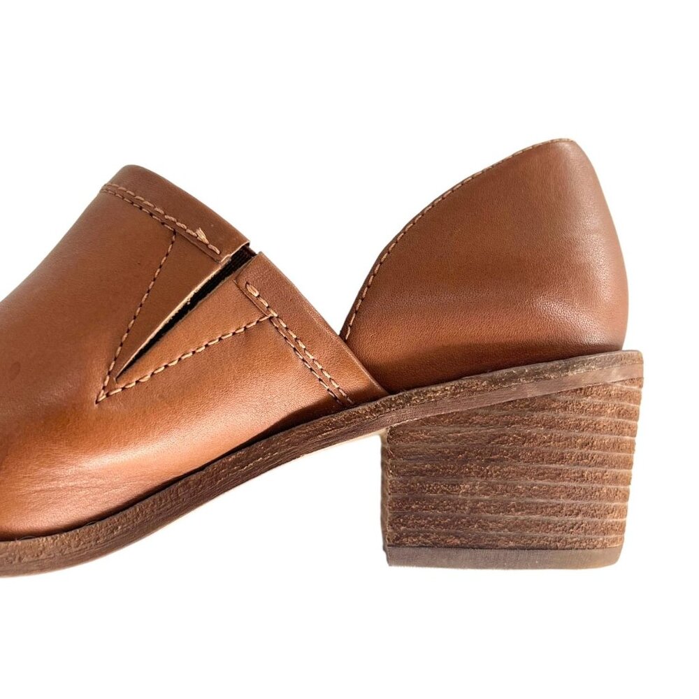 Madewell Brady Block Heel Bootie In English Saddle Leather | 6.5 - Picture 6 of 11